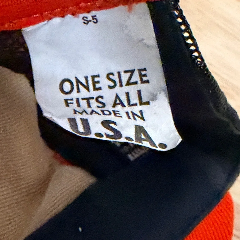 Vintage OSU Oklahoma State Cowboys Trucker Hat Pistol Pete Snapback Black Orange